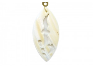 White Mother of Pearl 57-60x Pendant