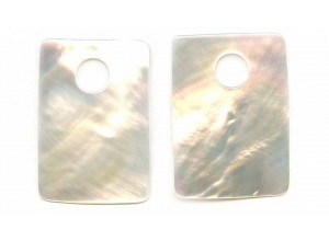 Mother of Pearl 49x34 Rectangle Pendant