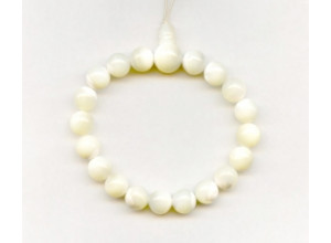 Mother of Pearl 8mm Power Beads Bracelet