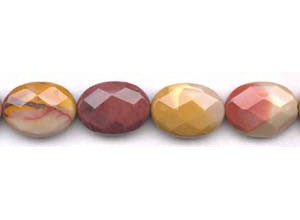 Mookaite 18x25 Faceted Flat Oval