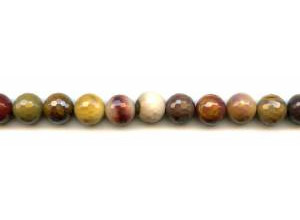 Mookaite 10mm Faceted Round