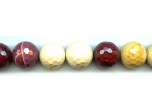 Mookaite 18mm Faceted Round