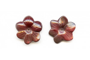 Mookaite 28mm Flower Pendant