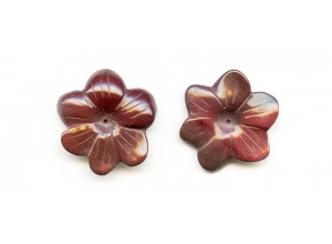 Mookaite 28mm Flower Pendant