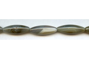 Natural Agate 10x30 Oval