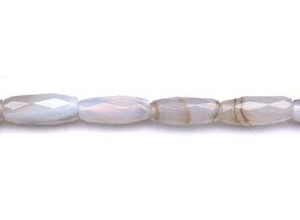 Natural Agate 10x25 Faceted Oval