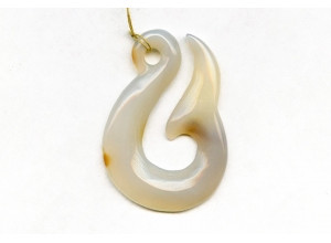 Natural Agate 54x38 Pendant