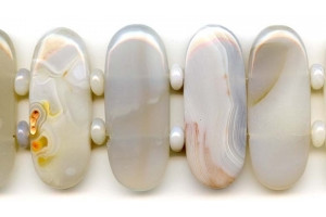 Natural Agate 50x20 Oval Chocker