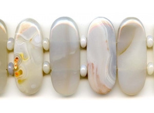 Natural Agate 50x20 Oval Chocker