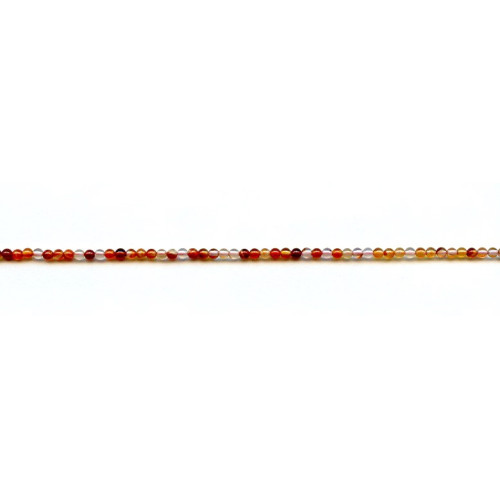 183-1195 Natural Carnelian <br>2mm Round