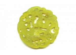 New Jade 55mm Dragon Pendant