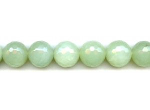 New Jade 18mm Faceted Round