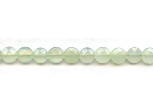 New Jade 10mm Faceted Coin