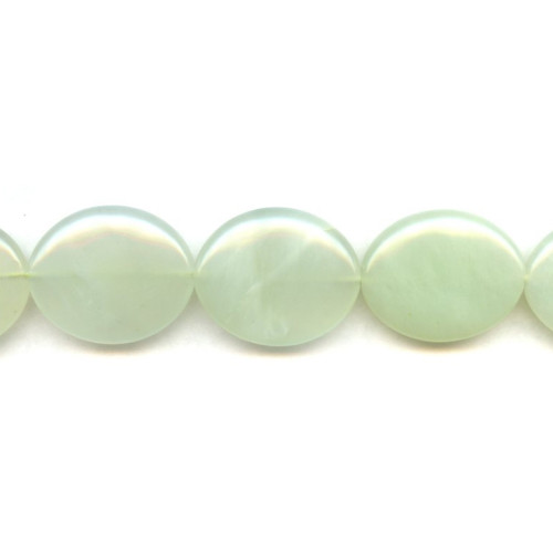 184-1202 New Jade <br>25x30 Flat Oval