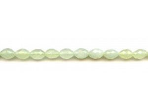 New Jade 7x10 Faceted Oval Rice