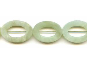 Matte New Jade 25x35 Oval Donut