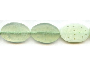 New Jade 22x32 Carved Flat Oval