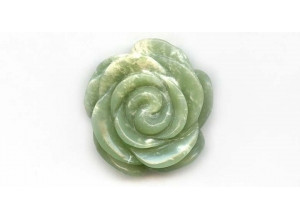 New Jade 45x Flower Pendant