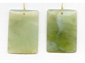 New Jade 50x36 Rectangle Pendant