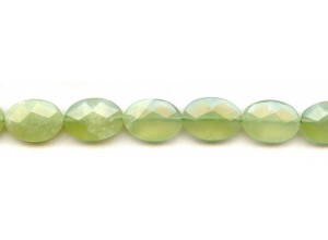 New Jade 13x18 Faceted Flat Oval