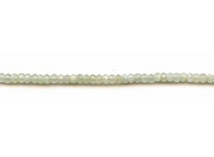 New Jade 4mm Faceted Rondell