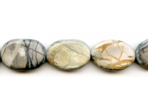 Matte Picasso Stone 20x30 Twist Flat Oval