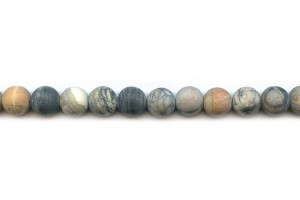 Matte Picasso Stone 10mm Round