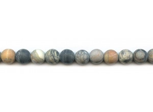 Matte Picasso Stone 10mm Round