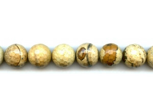 Picture Jasper 16mm Faceted Round