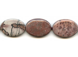 Red Picture Jasper 24x32 Flat Oval