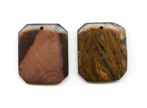 Mexican Picture Jasper 40x34 Pendant