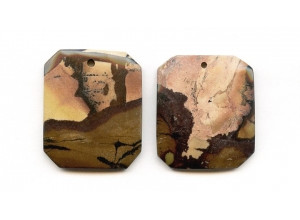 Mexican Picture Jasper 40x34 Pendant