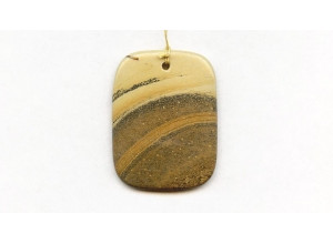 Picture Jasper 42x32 Rectangle Pendant