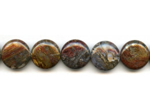 Pietersite 20mm Puffy Dime