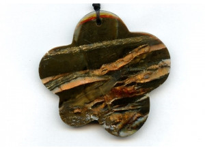 Arizona Pietersite 62x65 Flower Pendant