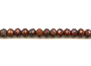 Poppy Jasper 10mm Faceted Rondell