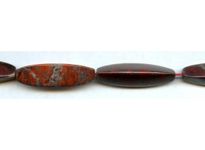 Poppy Jasper 11x40 Triangle Oval Rice