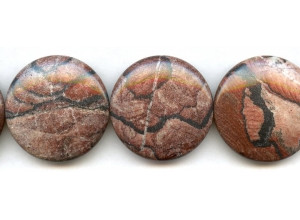 Poppy Jasper 35mm Dime