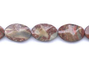 Poppy Jasper 20x30 Waved Flat Oval