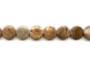 Poppy Jasper 16mm Dime