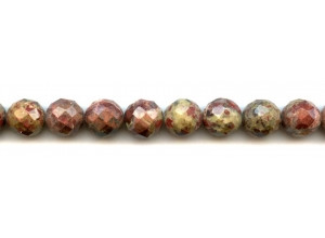 Poppy Jasper 11-12mm Faceted Round