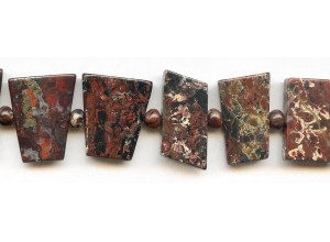 Poppy Jasper 25x Trapezoid