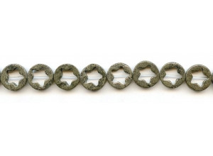 Pyrite 12mm Star Donut