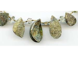 Rainbow Pyrite 21-29x Necklace