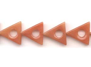 Red Aventurine 25mm Triangle Donut