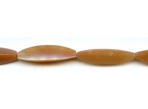 Red Aventurine 11x40 Triangle Oval Rice