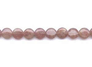 African Red Aventurine 12mm Dime