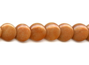 Red Aventurine 20mm Lentil