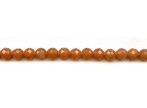 Red Aventurine 8mm Faceted Round