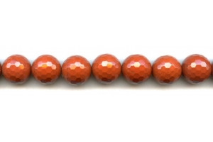 Red Jasper 14mm Faceted Round